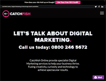Tablet Screenshot of catchfishonline.com
